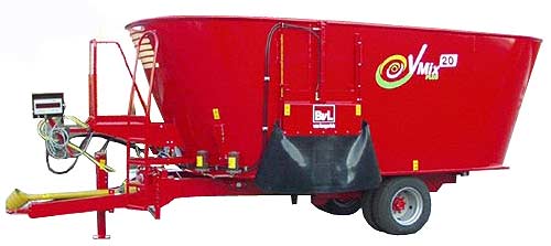 Кормосмеситель полуприцепной вертикальный BvL V-Mix 10 H eco ... Plus 40 2S Кормосмеситель полуприцепной вертикальный BvL V-Mix 10 H eco ... Plus 40 2S
