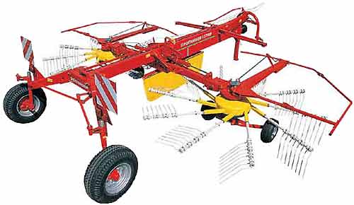 Валкообразователь двухроторный с центральной укладкой валка Pottinger EuroTop 620 A...972 C