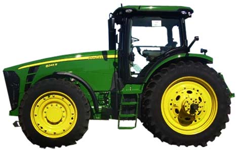 Трактор с регулируемой колеёй John Deere 8225R ... 8345RT