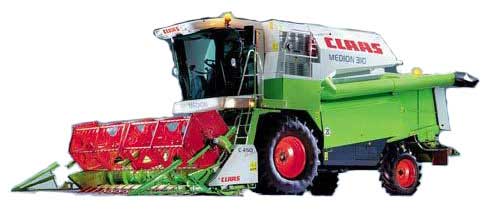 Комбайн зерноуборочный Claas Medion 310 / 330 / 340 Комбайн зерноуборочный Claas Medion 310 / 330 / 340