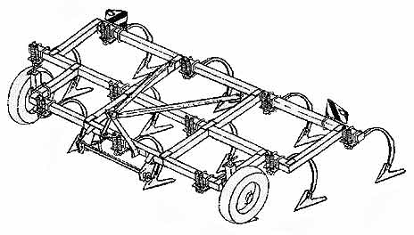 Культиватор противоэрозионный Красный Аксай КПЭ-4-01