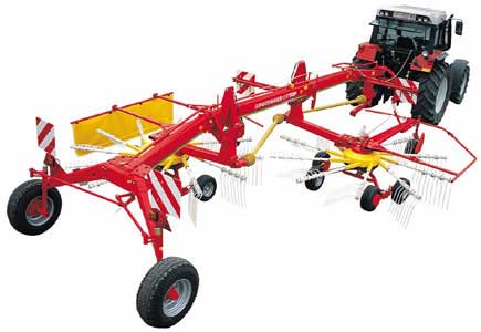 Валкообразователь двухроторный с боковой укладкой валка Pottinger EuroTop 601 A... 851 A multitast