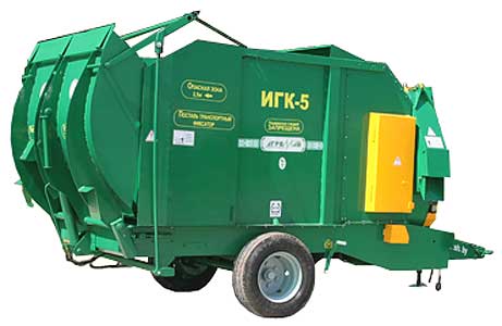 Измельчитель рулонов грубых кормов ИГК-5