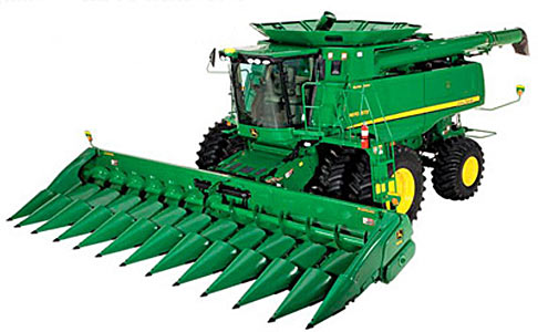 Комбайн зерноуборочный с одним аксиальным ротором John Deere STS 9570 / 9670 / 9770 / 9870