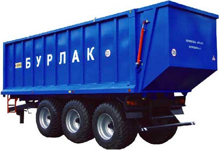 Полуприцеп с передвижной стеной МордовАгроМаш ПТ-18 / ПТ-23
