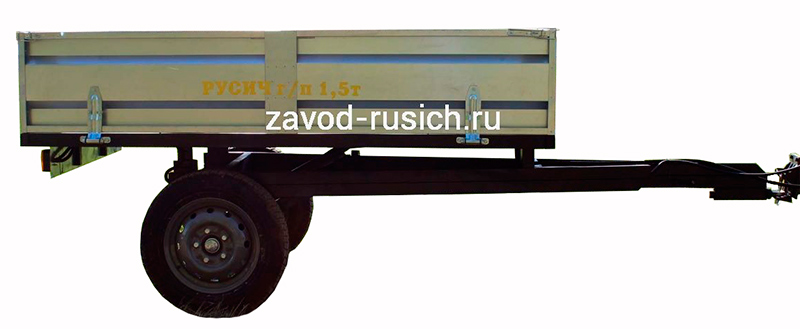 Прицеп гидравлический самосвальный Русич г/п 1.0 т / 1.5т
