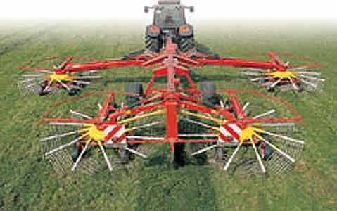 Валкообразователь четырехроторный Pottinger Eurotop 1251 A multitast