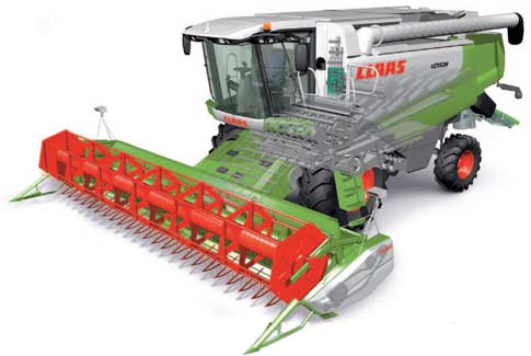 Комбайн зерноуборочный Claas Lexion 510 ... 560 Комбайн зерноуборочный Claas Lexion 510 ... 560