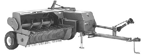 Подборщик для небольших полей John Deere 328 / 338 / 348
