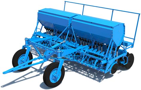 Сеялка зернотуковая прессовая Алмаз СЗП-3,6А