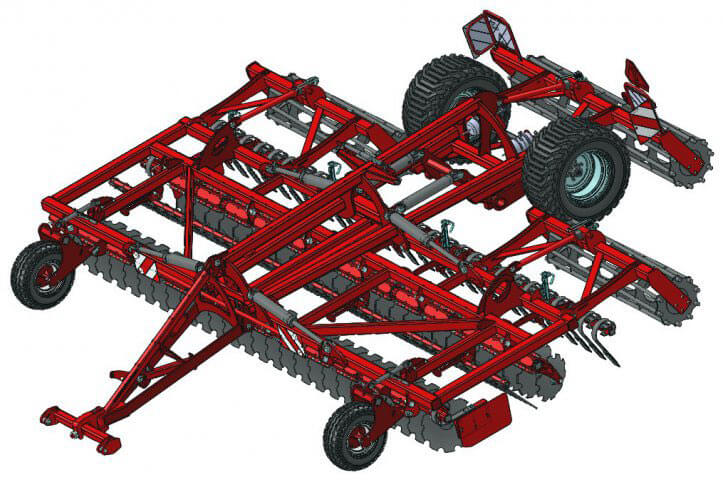 Лущильник дисковый SMSAgro DBM 200 ... DBMT 800P