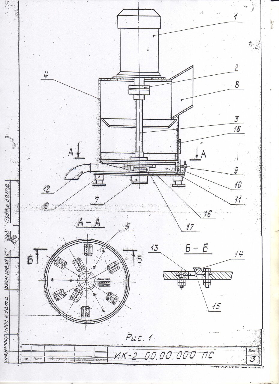 Измельчитель мясокостный КС 2000 Кормоцех-НН