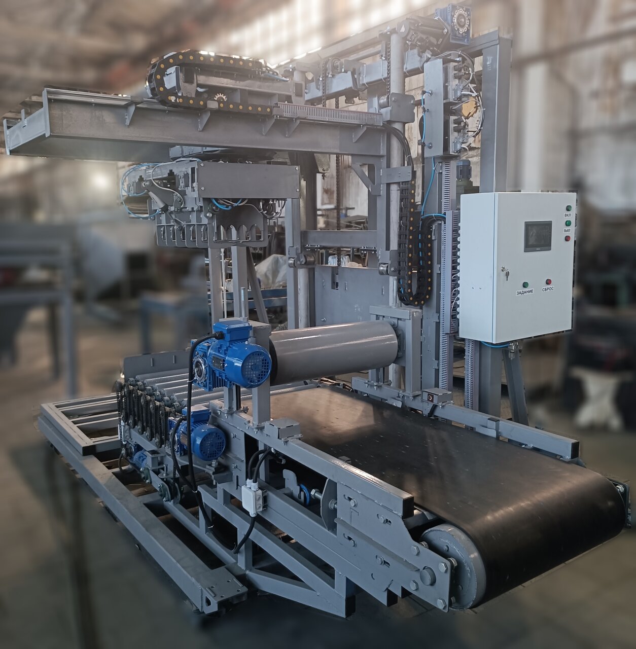 Мобильный робот-паллетоукладчик, паллетизатор, робот-паллетайзер ПУ-2