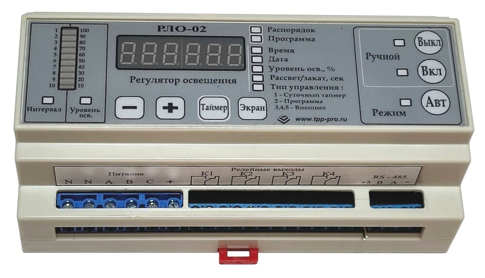 Регулятор освещения ТулаПромПрибор РЛО-02