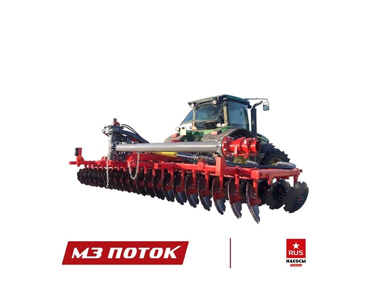 Борона дисковая UVV-6/12 x 2Dis МЗ Поток UVV