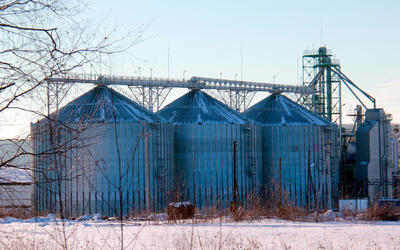 В Белгородской области готов к запуску новый зерносушильный комплекс