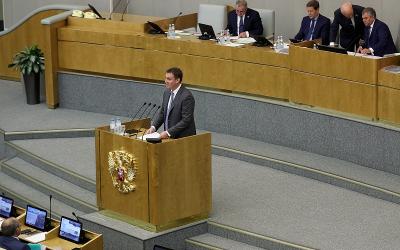 Дмитрий Патрушев выступил на правительственном часе в Государственной Думе