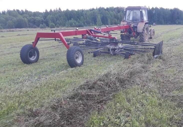 Валкообразователь грабли роторные с боковым формированием валка ВРПБ-7.2