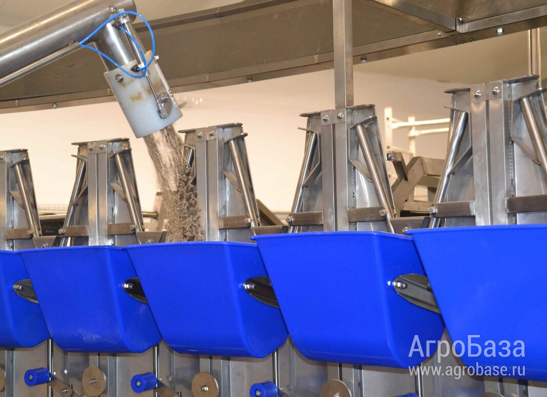 Доильный зал для коз роторного типа на 100 мест Sylco