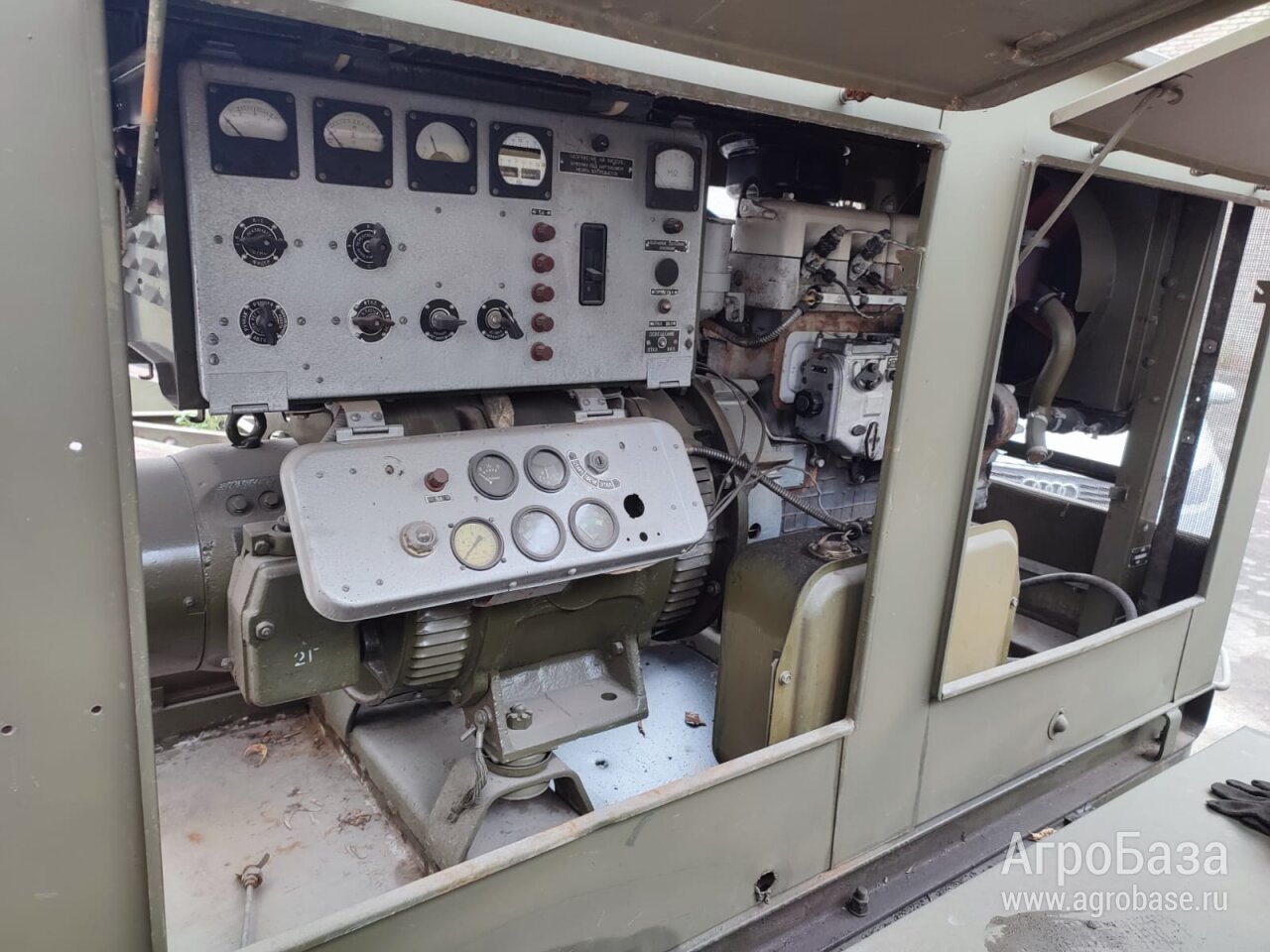 Дизельный генератор (электростанция) 12 кВт -АД-12Т230 на прицепе