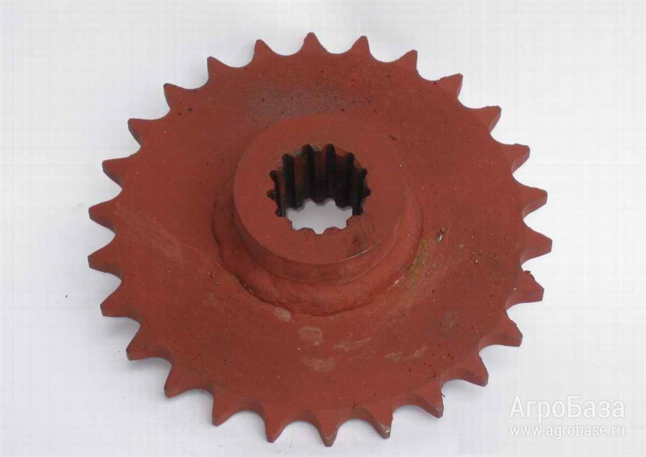 Полумуфта ПСП-10.02.02.390(622) редуктора измельчитиля стеблей (z=26, t=15,875. Отверстие шлиц. z=13, m=2, L=33мм)