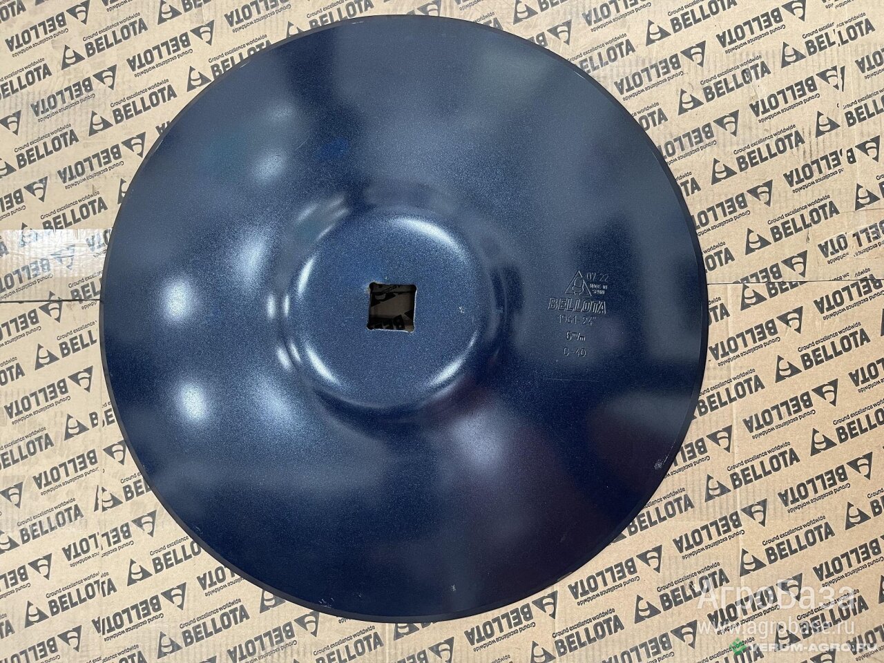 Диск 610х6 бороны 6-1961-24C40 (гладкий сплошной) Case RMX/Кейс RMX BELLOTA