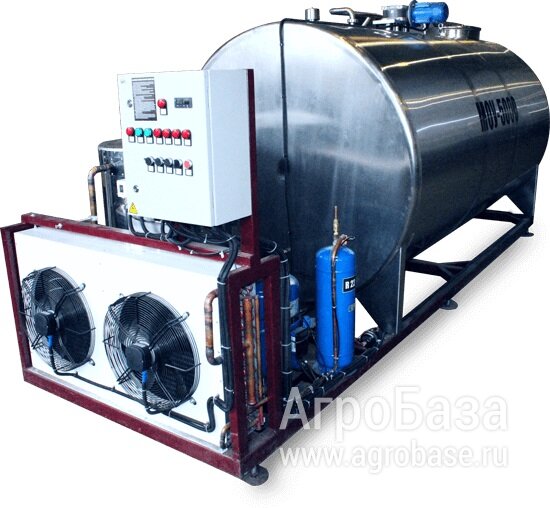 Танк -молокоохладитель горизонтальный 5000л