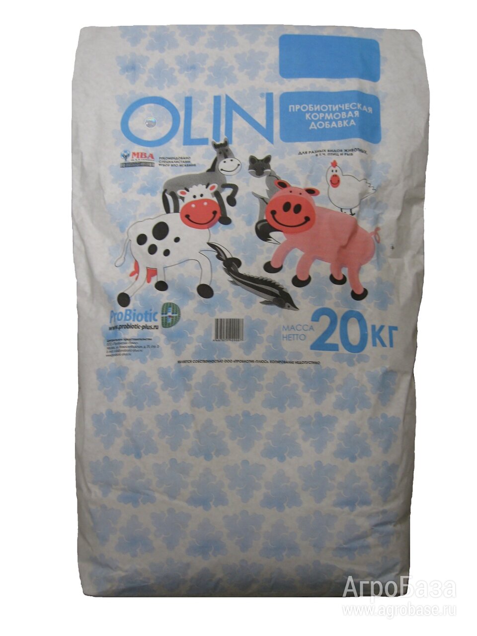 Пробиотик ОЛИН для увеличения привесов продуктивности и профилактики кишечных инфекций у КРС, свиней, птицы, рыб
