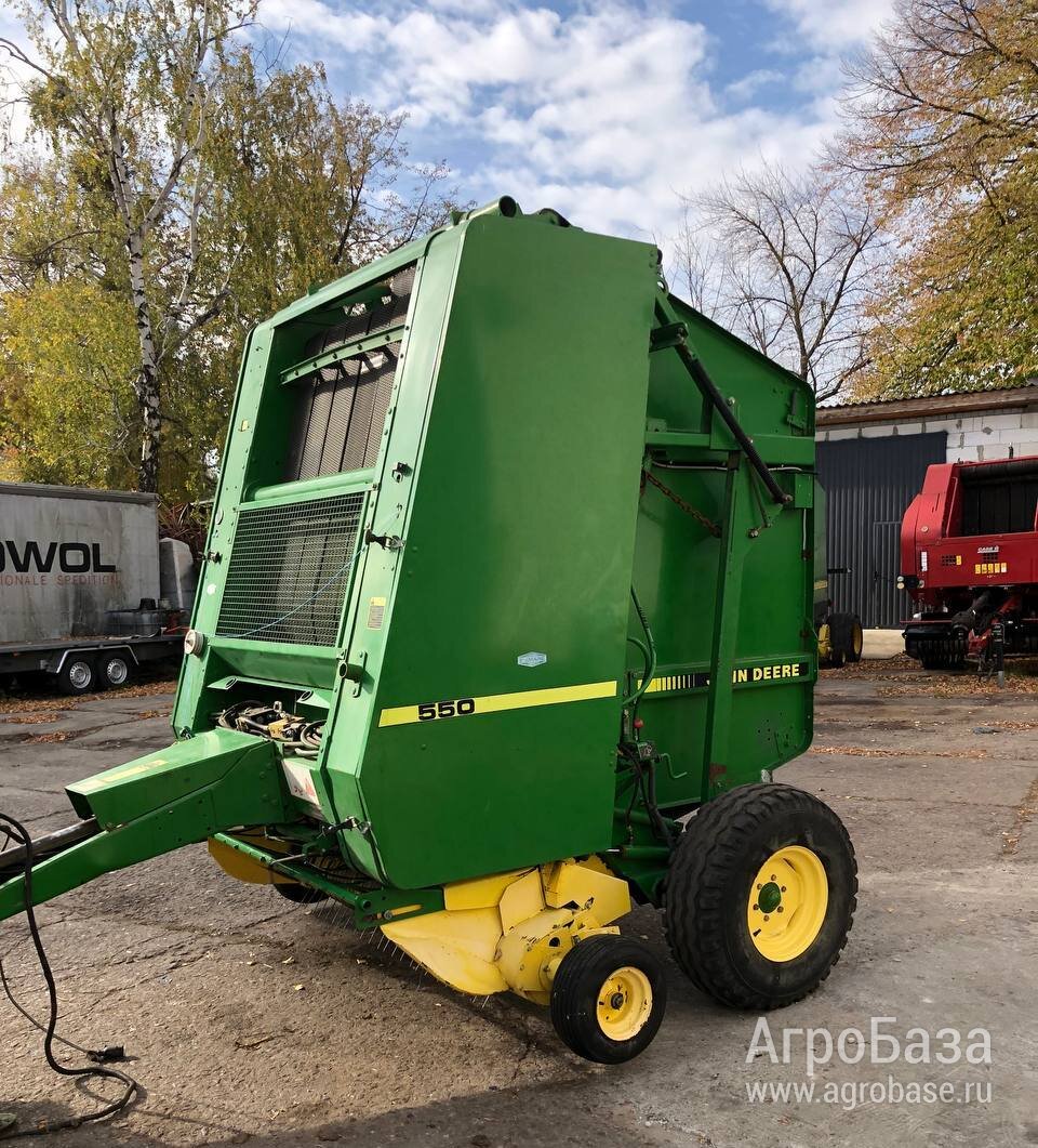 Пресс-подборщик John Deere 550 (пресс Джон Дир 550)