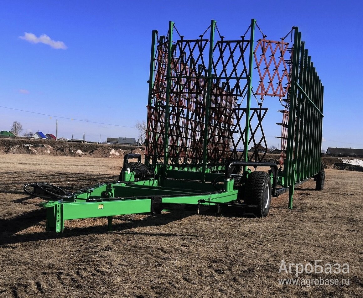 УПА-БЗ-22-2 (борона зубовая двухрядная) с боронами