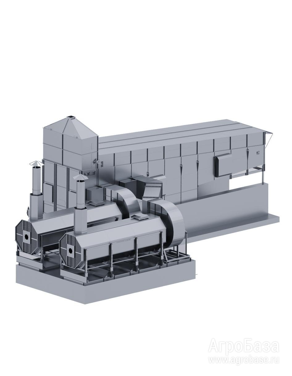 Конвейерная зерносушилка RIR серии К-63 (63 т/час)