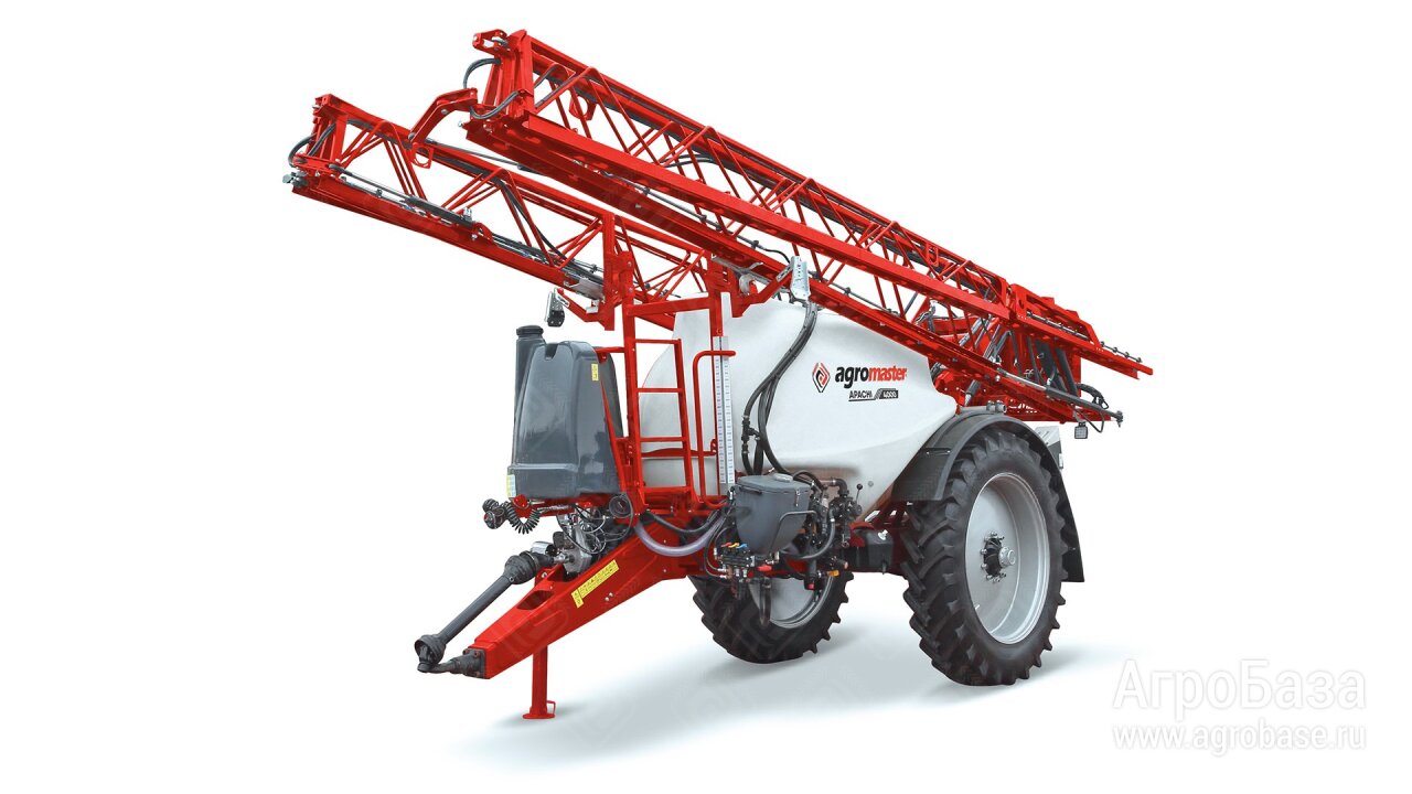 Прицепной полевой опрыскиватель с гидравлическим подъемником 30м-4000л agromaster apachi -FJB GROUP LLC