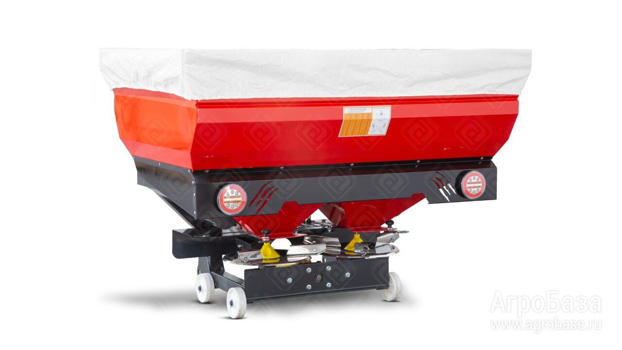 Навесной разбрасыватель удобрений с двумя дисками agromaster fs2 cornered 1600л - FJB GROUP LLC