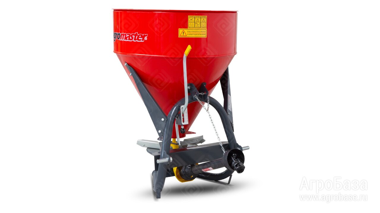 Навесной разбрасыватель удобрений круглого типа с одним диском agromaster fs1 round 350л - FJB GROUP LLC
