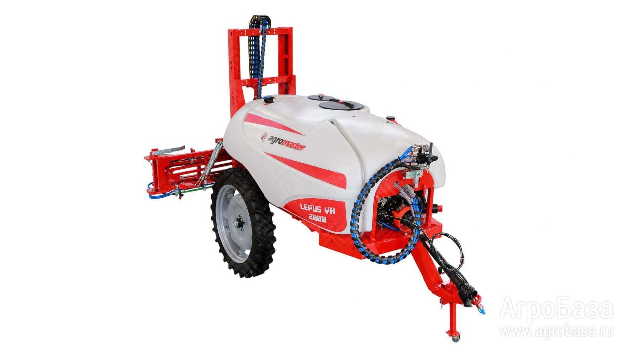 Прицепной полевой опрыскиватель с гидравлическим подъемником 16м-2000л agromaster lepus - FJB GROUP LLC