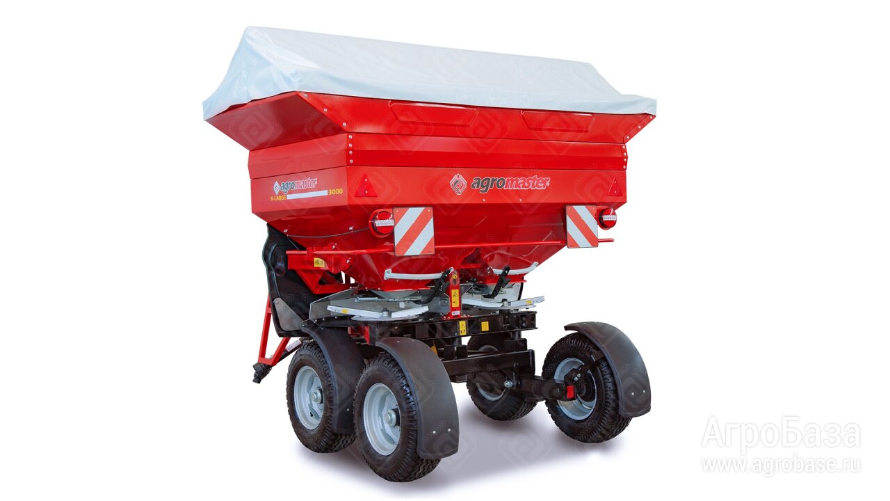 Прицепной разбрасыватель удобрений с двумя дисками agromaster fırtına t4 4000л - FJB GROUP LLC