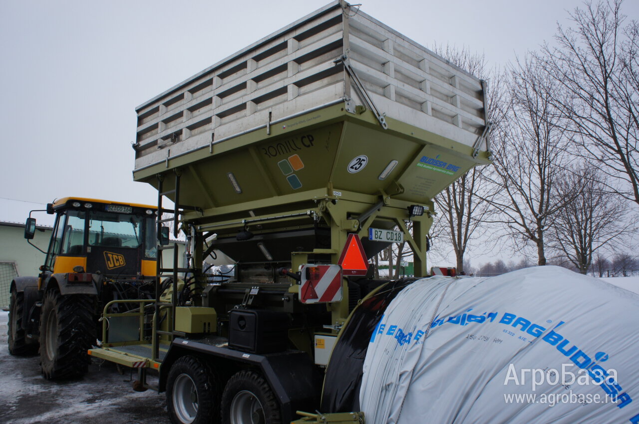 Плющилка мобильная вальцовая влажного зерна ROmiLL CP1 / CP2 / CP2 Plus