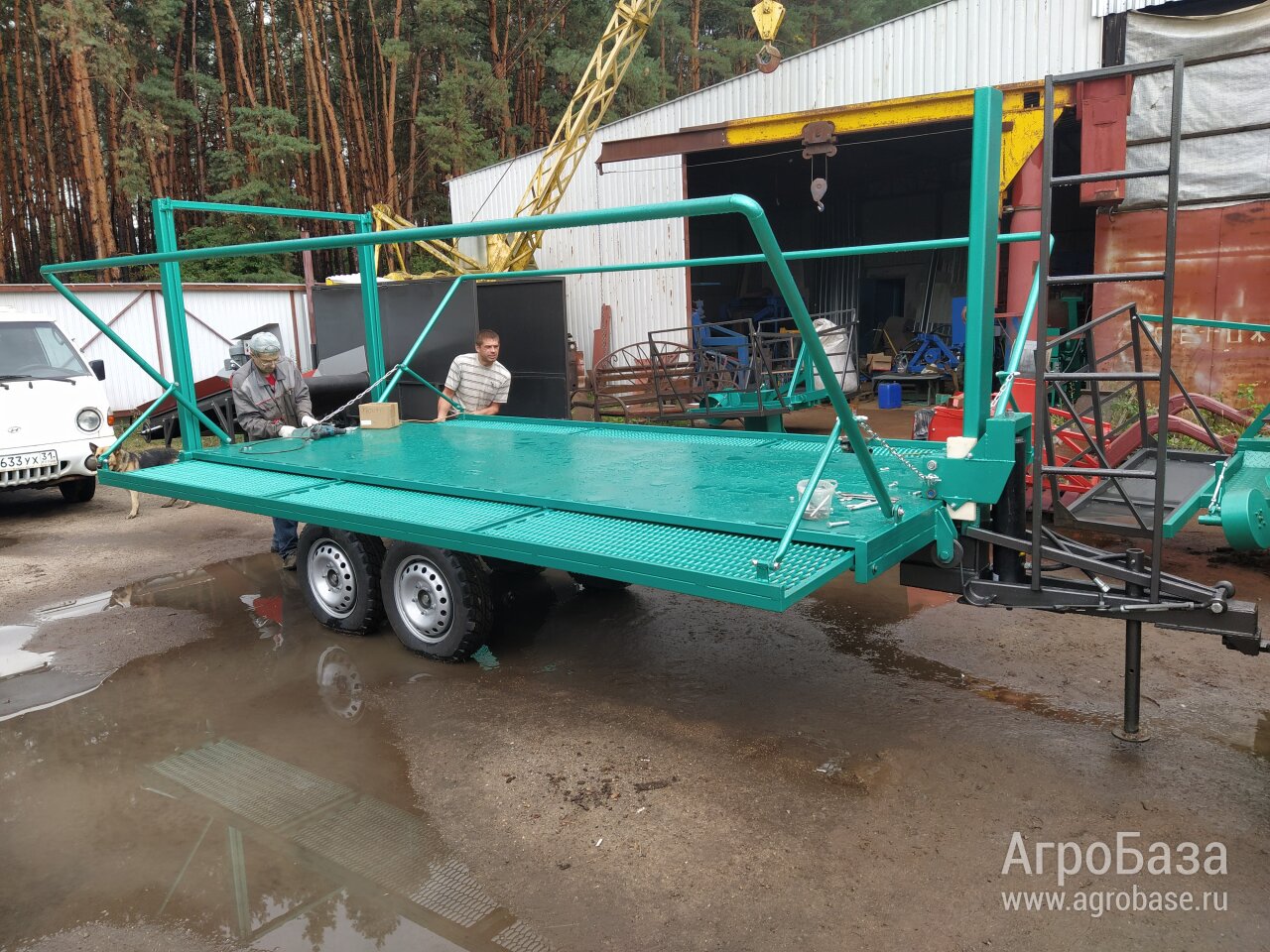 Платформа подъёмная для сбора фруктов