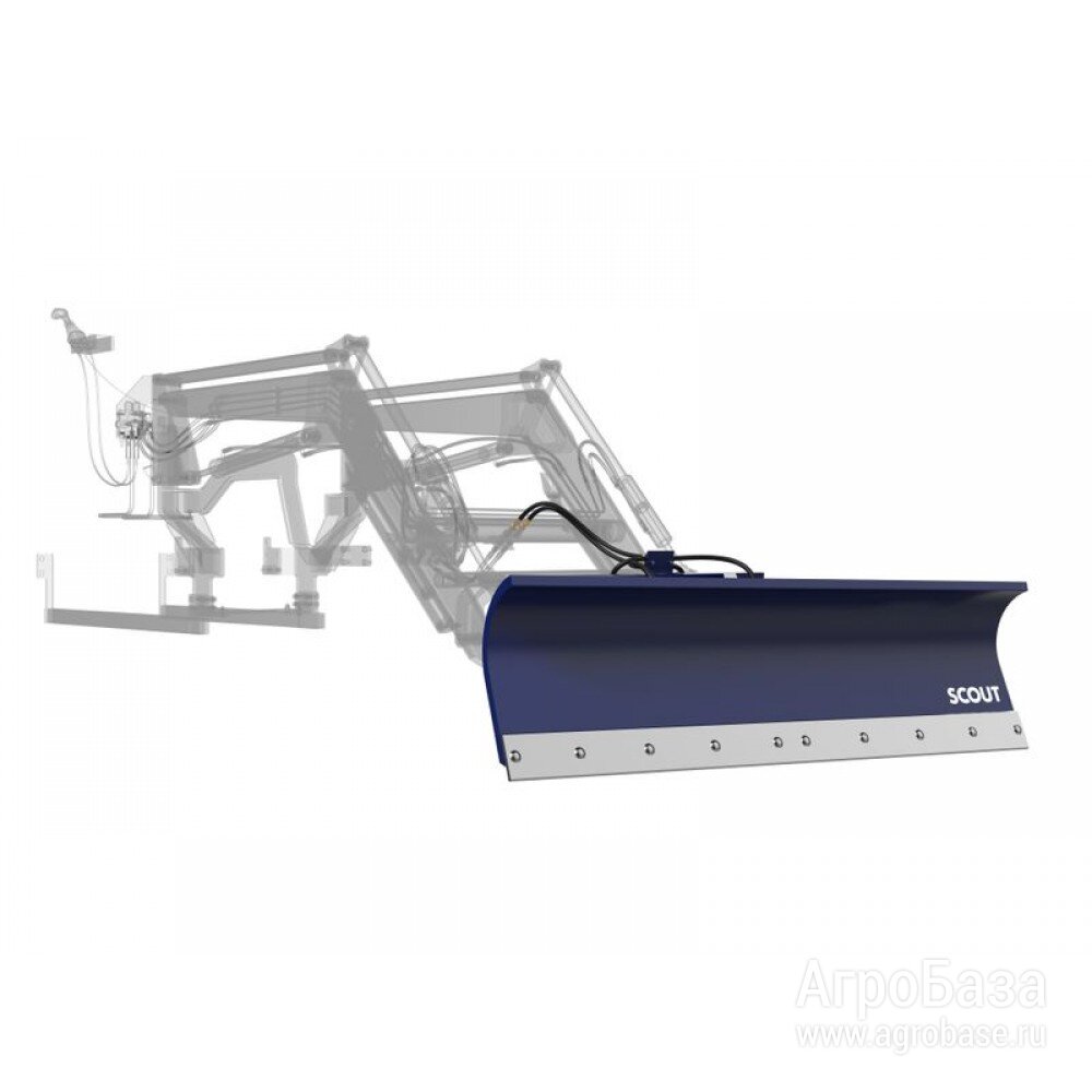 Отвал гидроповоротный SCOUT BX-180 под еврорамку