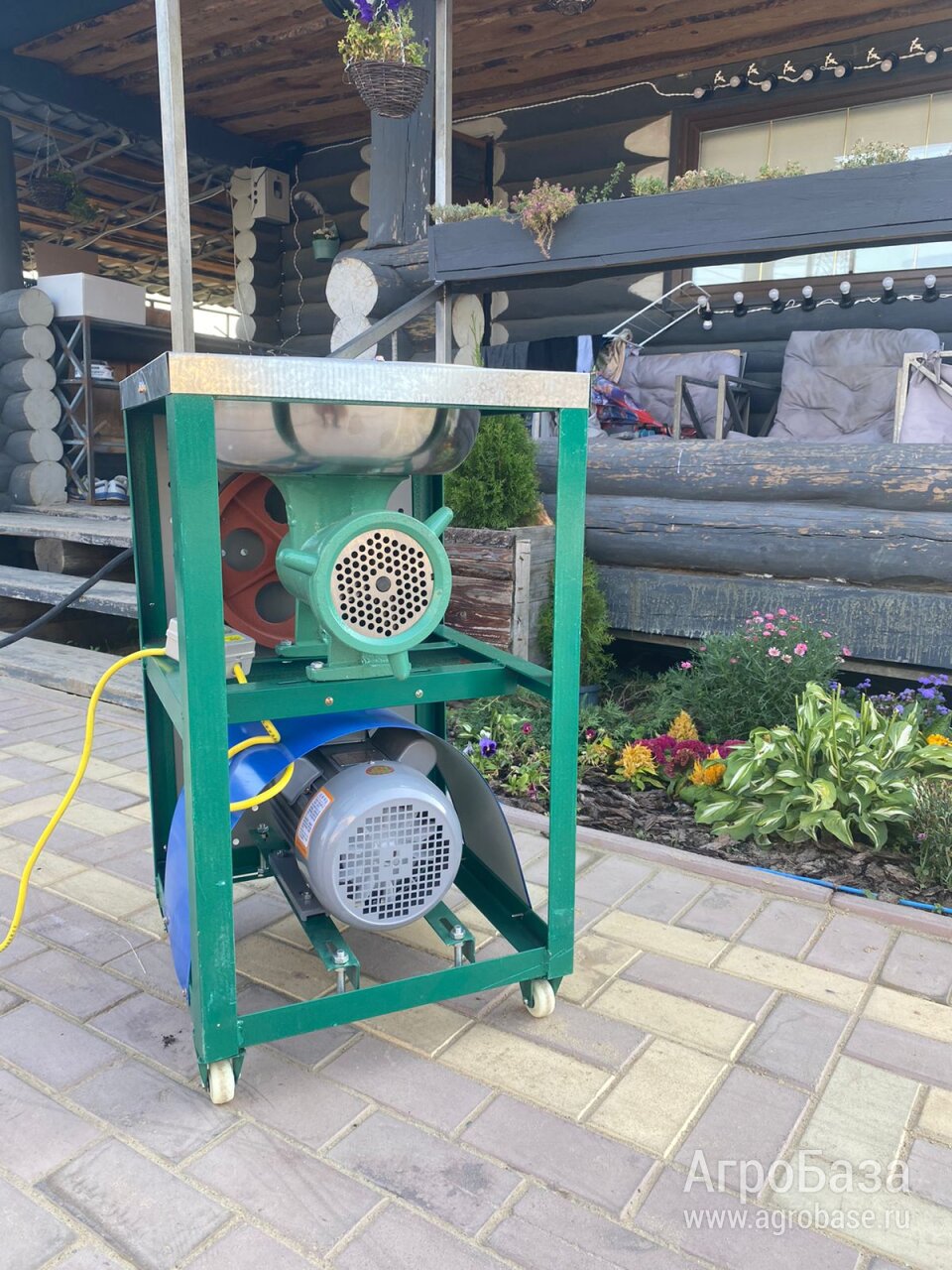 Мощная мясорубка дробилка кости шредер измельчитель 600 кг/час