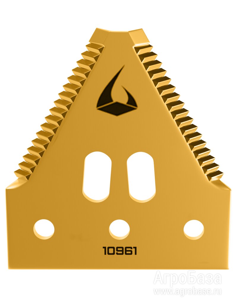 Нож жатки 10961 — сегмент режущего аппарата комбайна для замены