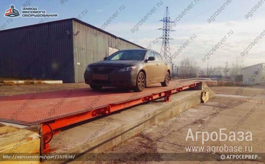 Автовесы для взвешивания груженого и порожнего транспорта