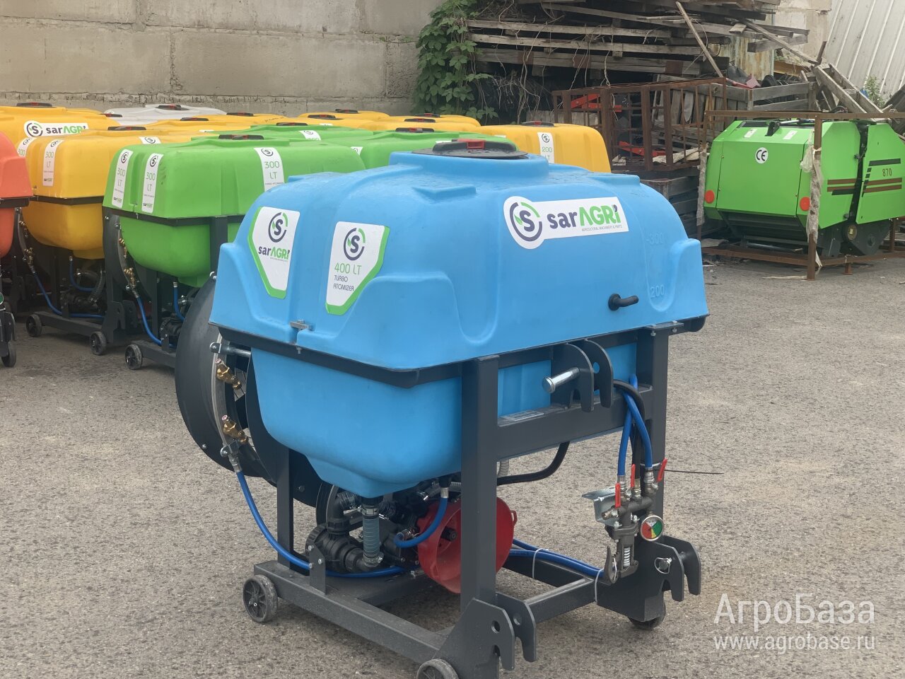 Опрыскиватель садовый Турция SAR-MAT 400л (вентиляторный)