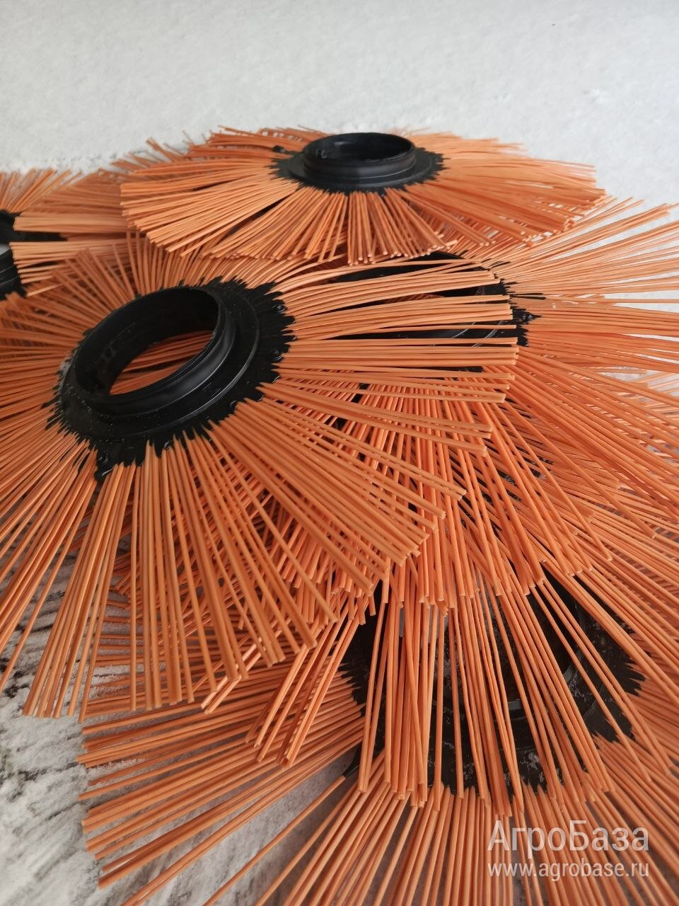 Диск щеточный 120х550 беспроставочный оранжевый