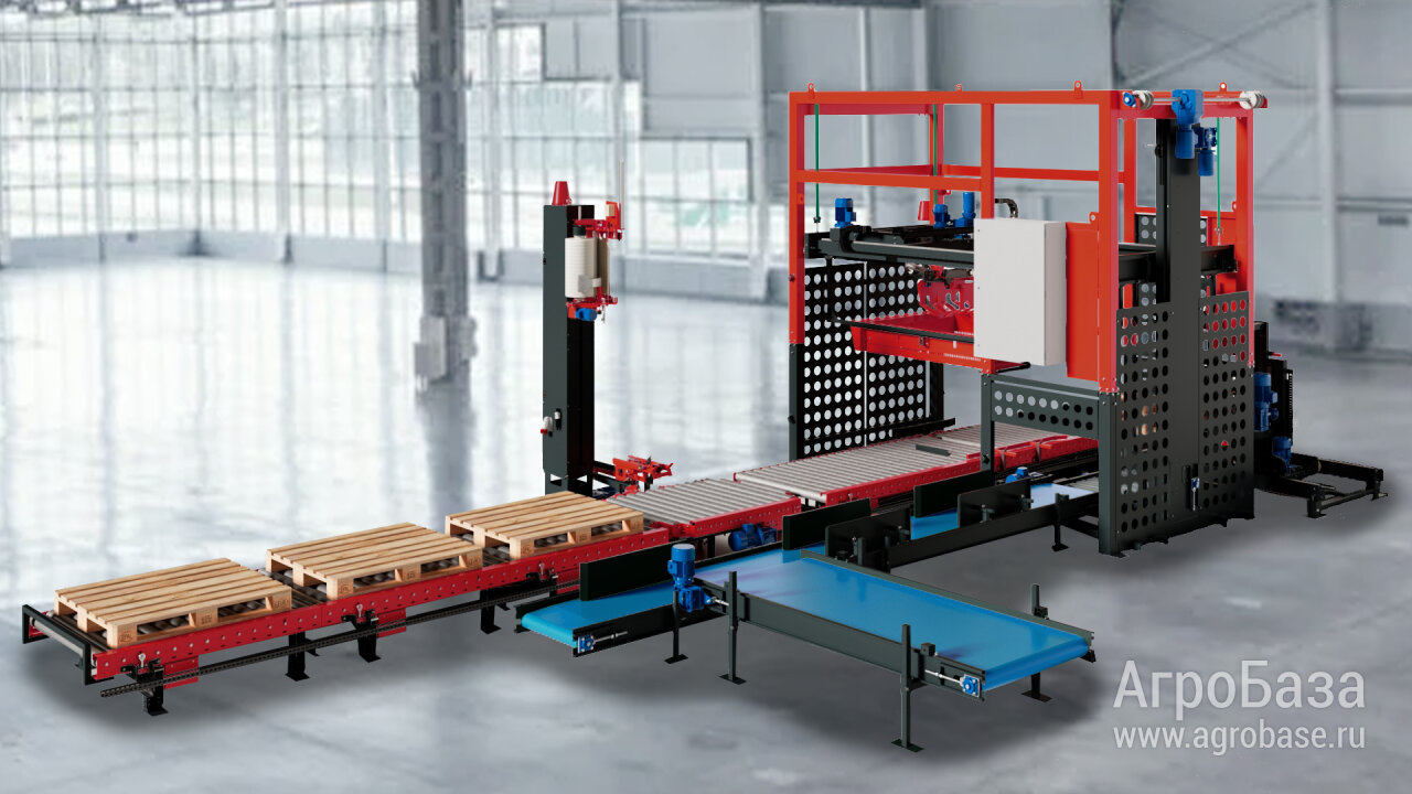Паллетоукладчик. Паллетайзер. Робот укладчик для производства