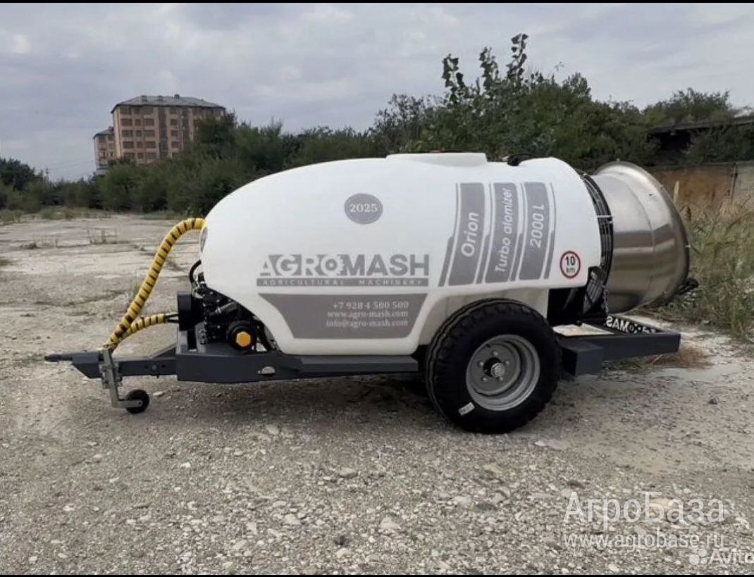 Опрыскиватель садовый прицепной вентиляторный модель «Oriоn 7», на 2000 L