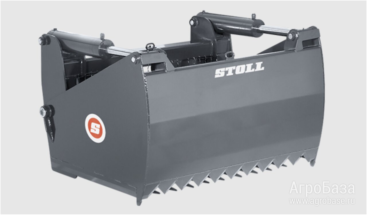 Ковш резчик силоса Stoll Штолль навесной на погрузчик с еврорамкой