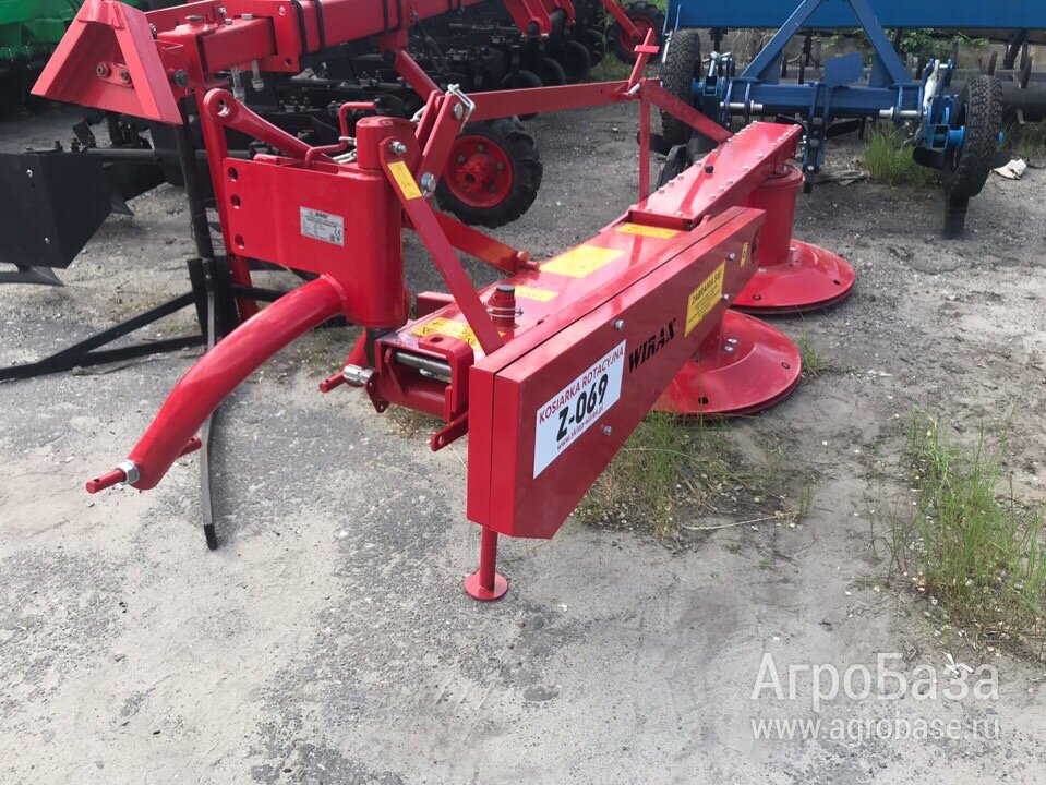 Косилка роторная двухдисковая Z-069 1,35м 1,65м Польша Wirax