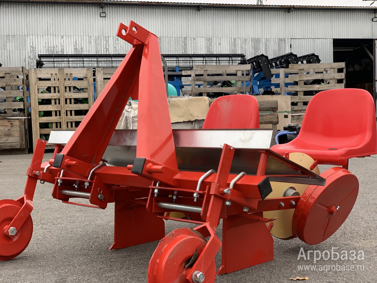 Рассадопосадочная машина 2-х рядная навесная D-POL (Беларусь)