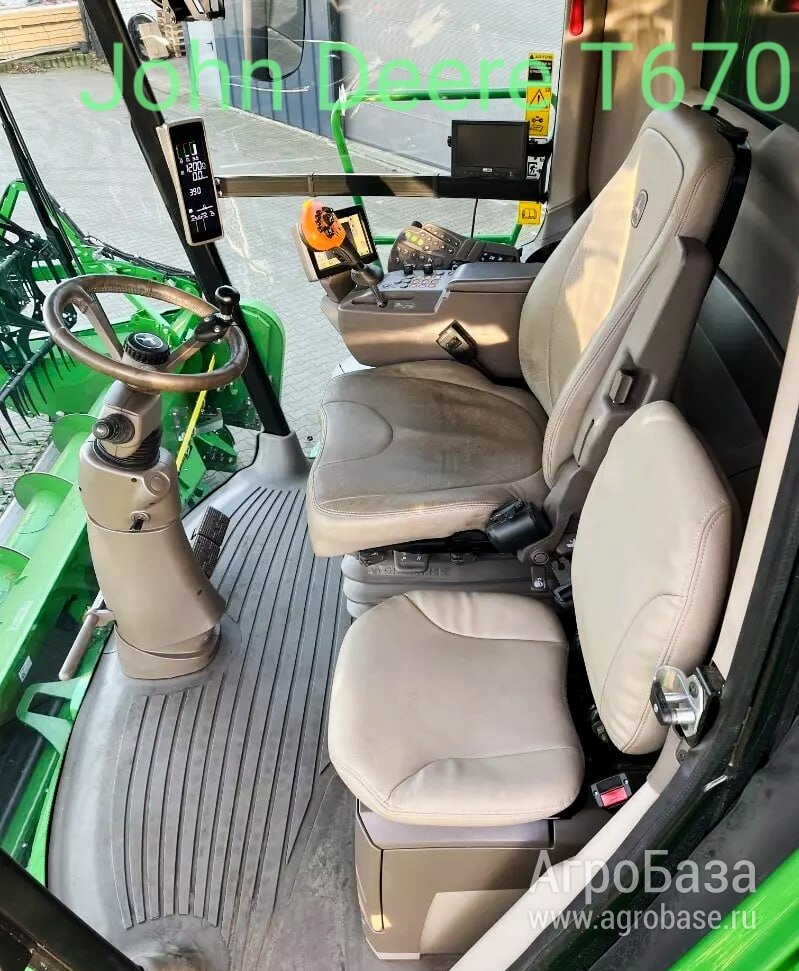 John Deere T670i, 2022 / 2023 г.в., гусеничный, 7.60 м, 515/243 м/ч